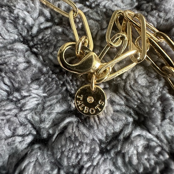 Gold plated necklace multi semi precious stones. Pearls, tiger eye,lapis azuli - Picture 2 of 2